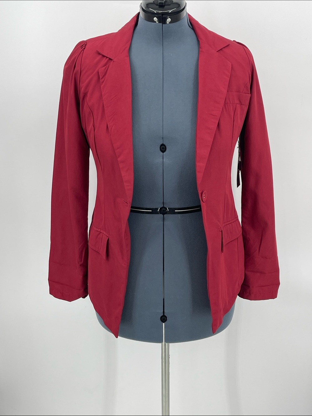 ASHLEY Women's Red Blazer Jacket SIZE M